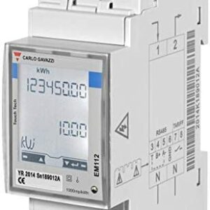 Vatímetro Carlo Gavazzi EM112 Monofásico Wallbox Power Meter (Power Boost)