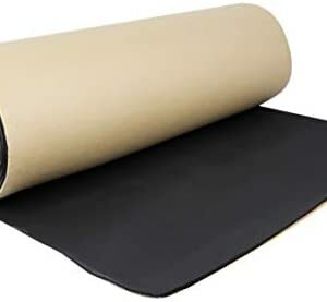 sourcing map 60cmX100cm Aislante Térmico Insonorizante Forro Papel Adhesivo 5mm de Espesor Espuma Aislante Acústico Insonorización Coche Negro  Amazon.es Coche y moto